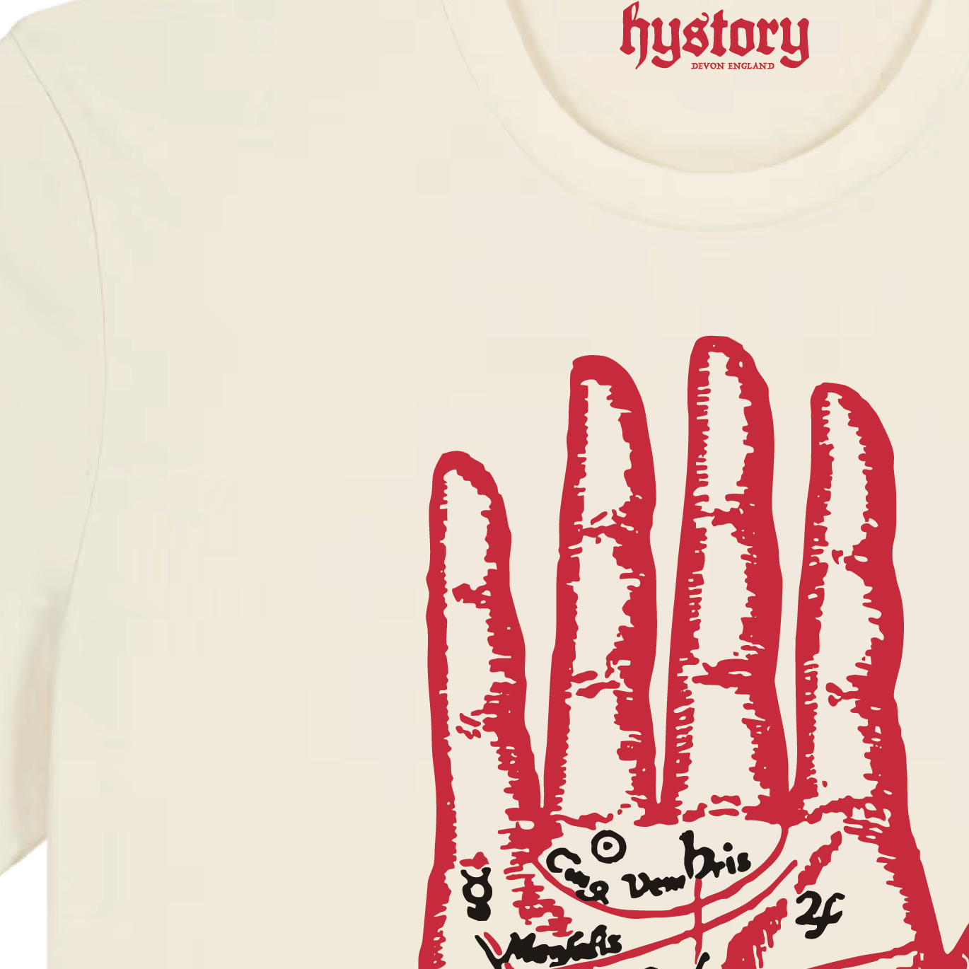 Chiromancy T Shirt Natural