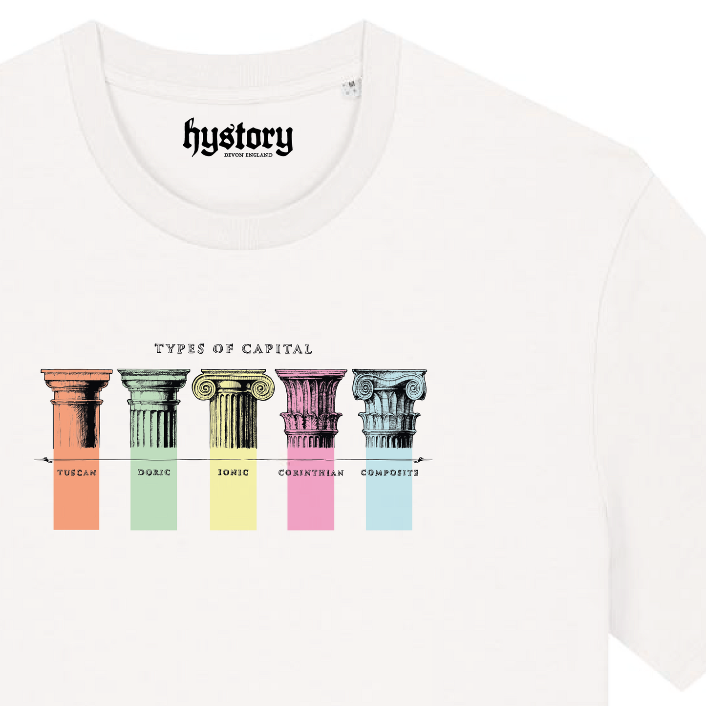 Classical Columns Rainbow T Shirt