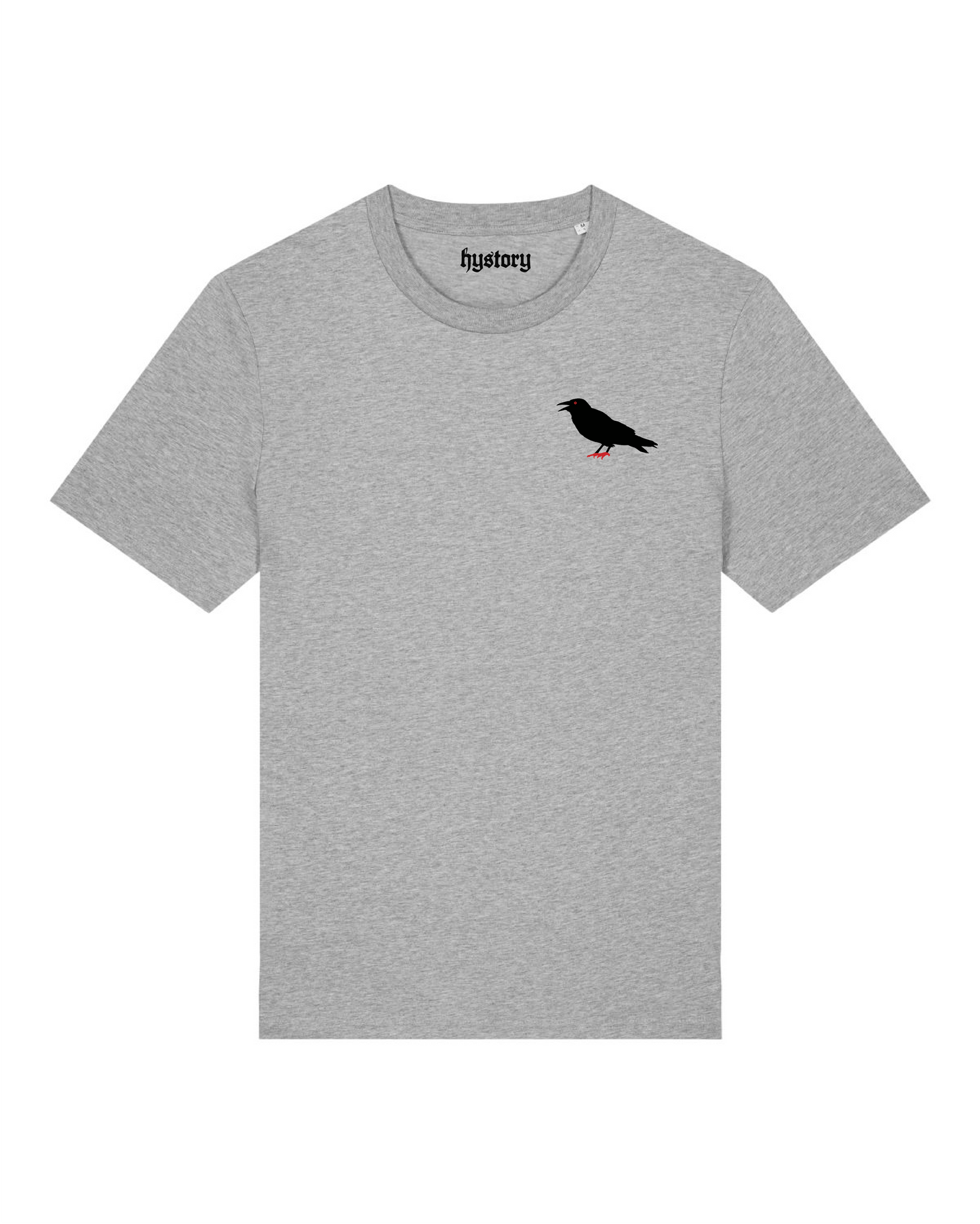 Crow Embroidered T Shirt