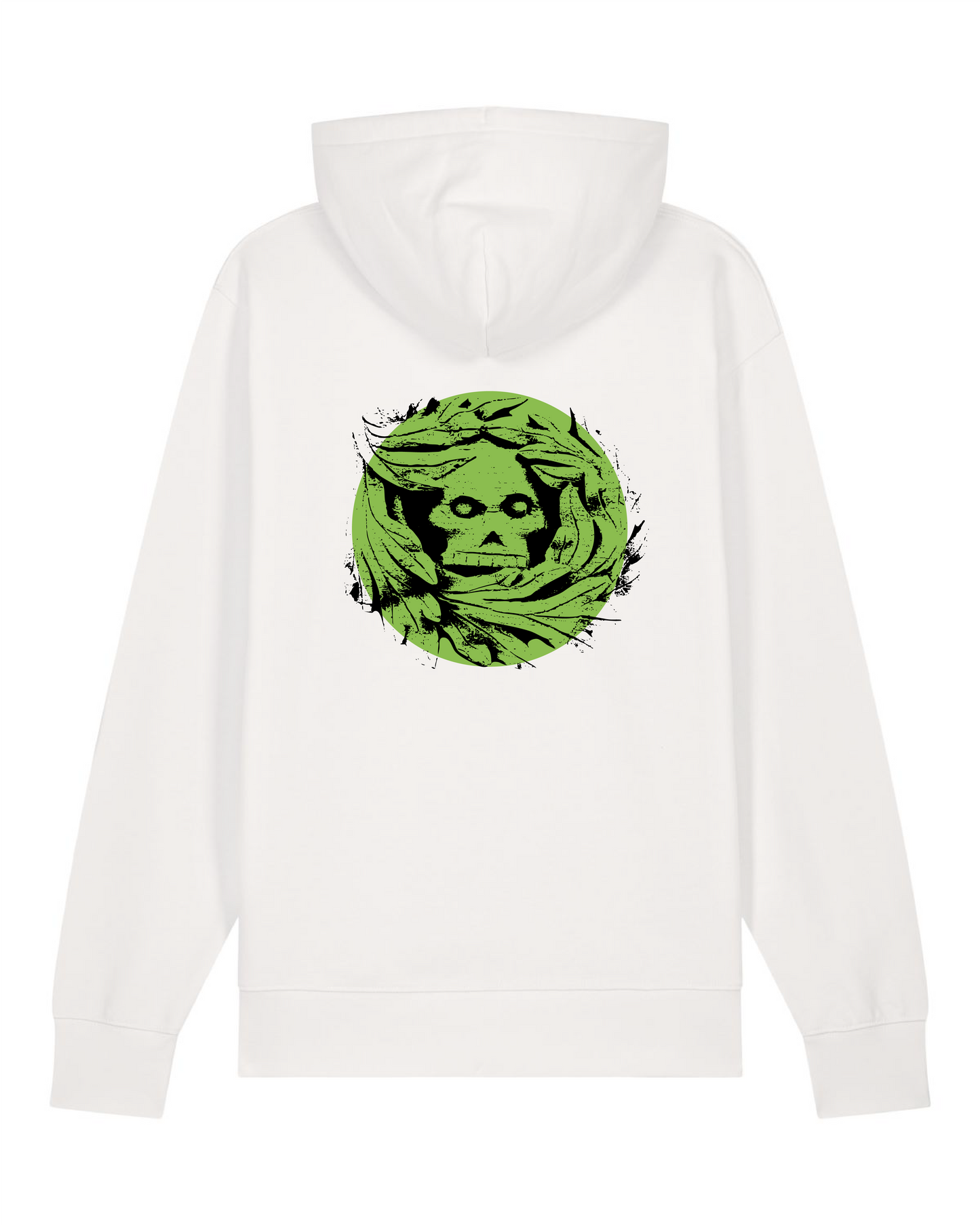 Ely Green Man Pullover Hoodie Milk