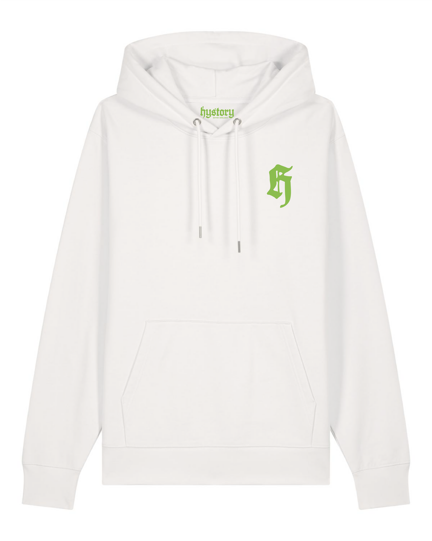 Ely Green Man Pullover Hoodie Milk