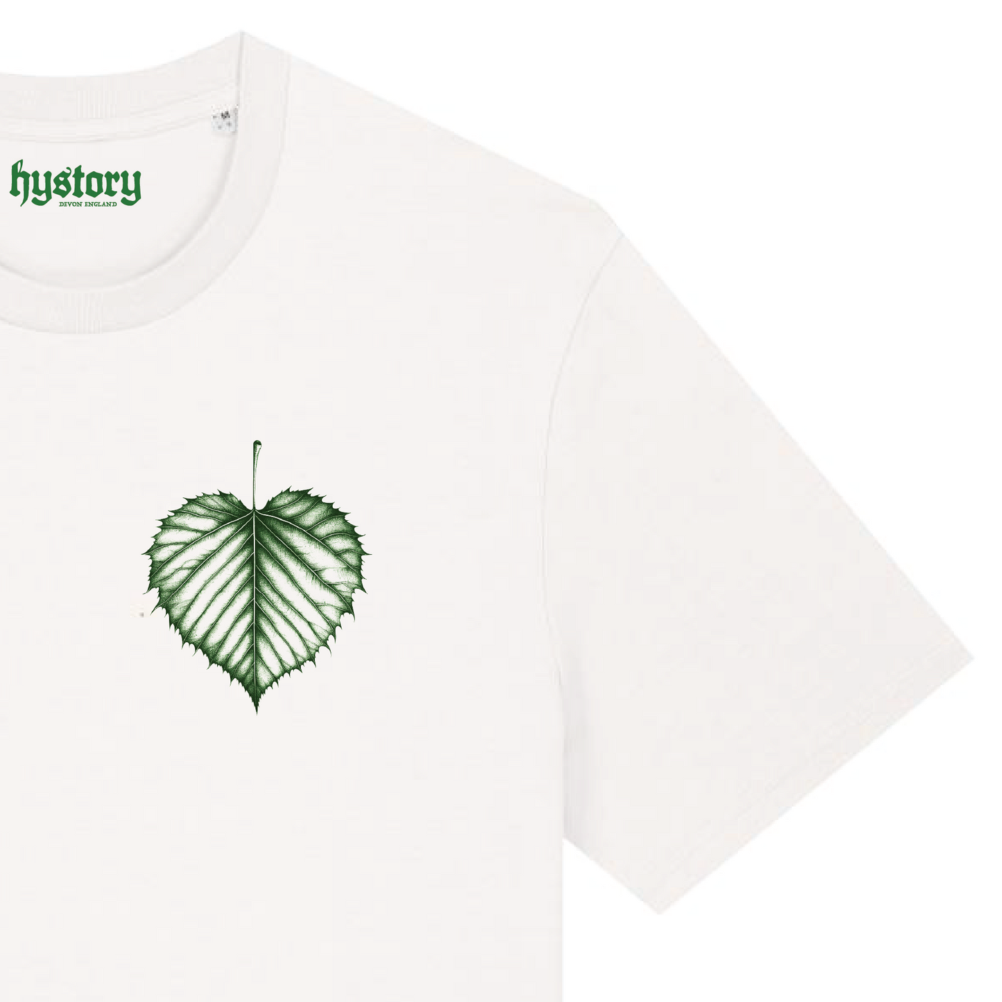 Leaf Heart T Shirt Milk