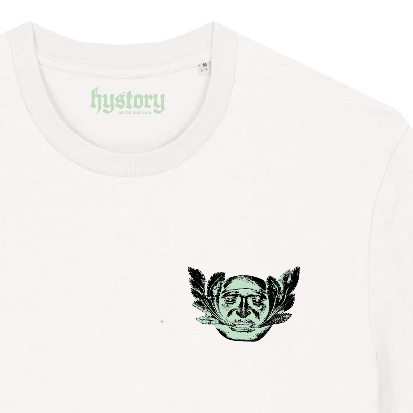 St David's Green Man T Shirt Milk