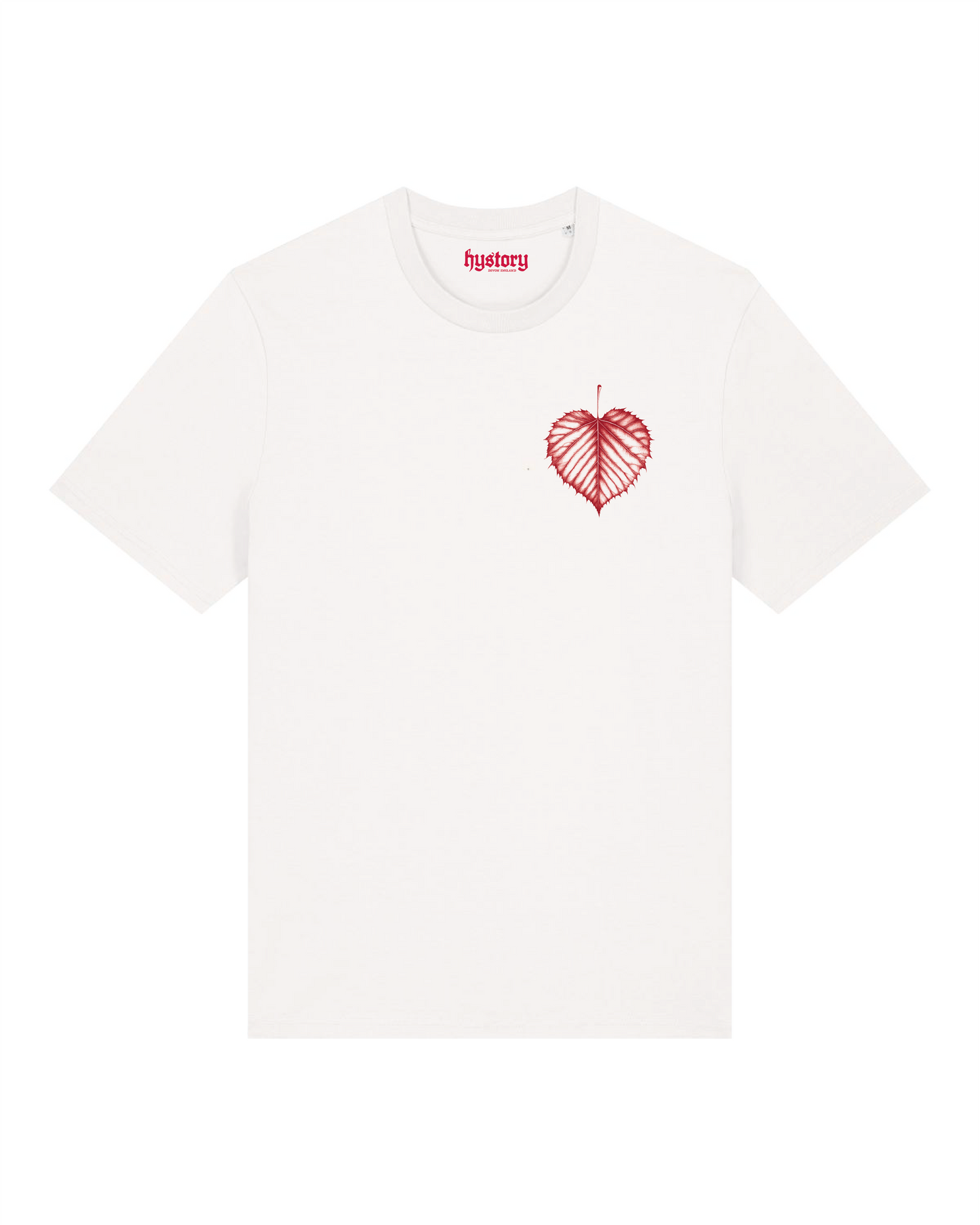 Leaf Heart T Shirt Milk