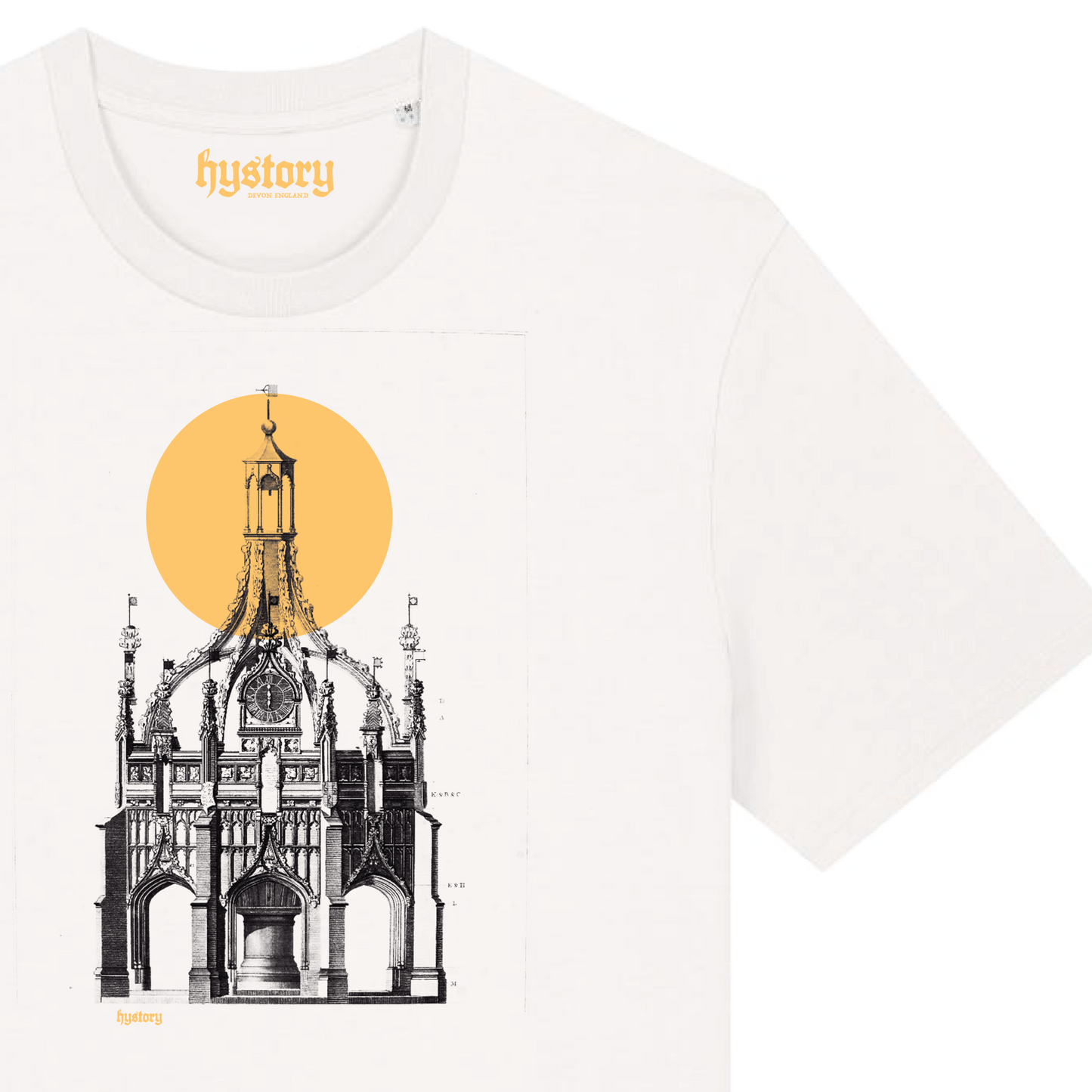 Market Cross Sunset T Shirt Milk