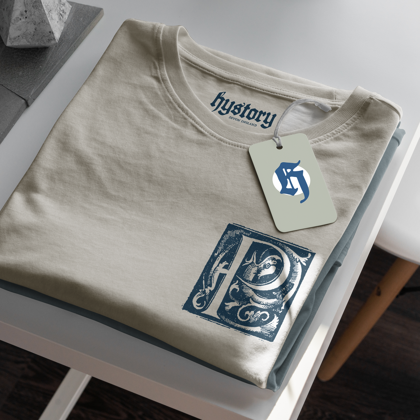 Medieval Woodcut Initial T Shirt (A-M)