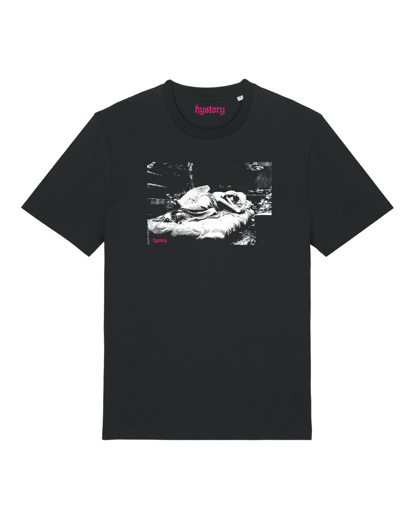 Sleeping Angel T Shirt Black