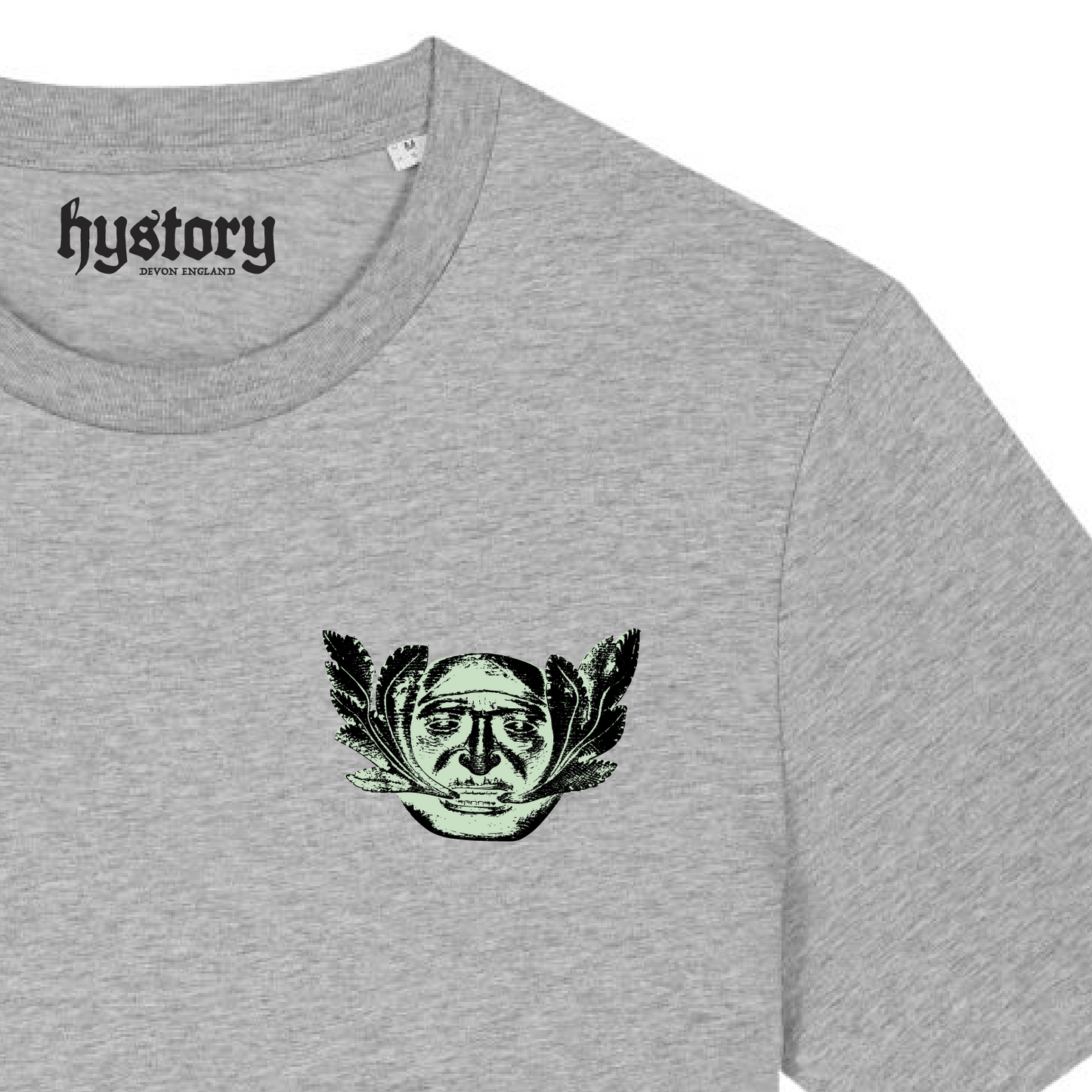 St David's Green Man T Shirt Heather