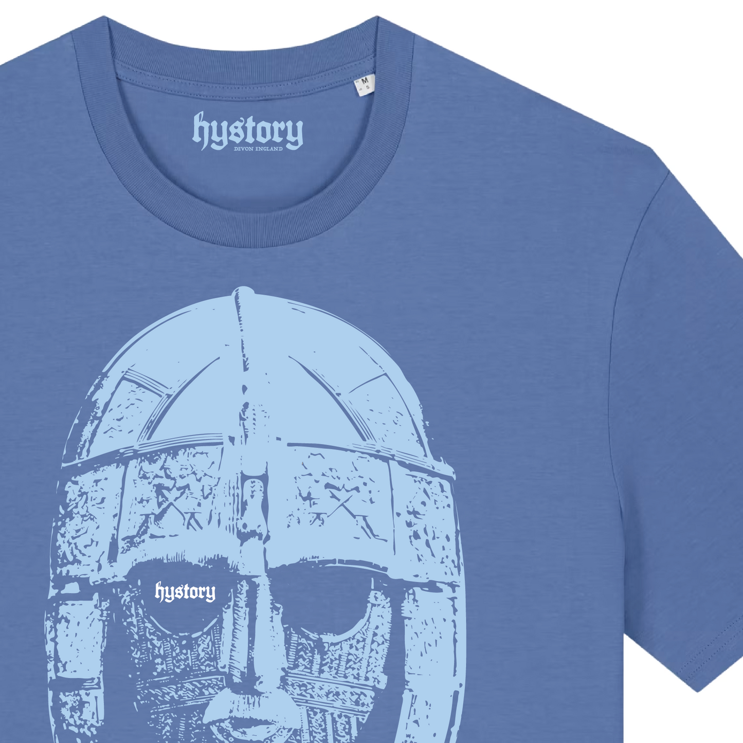 Sutton Hoo Helmet T Shirt Dusky Blue