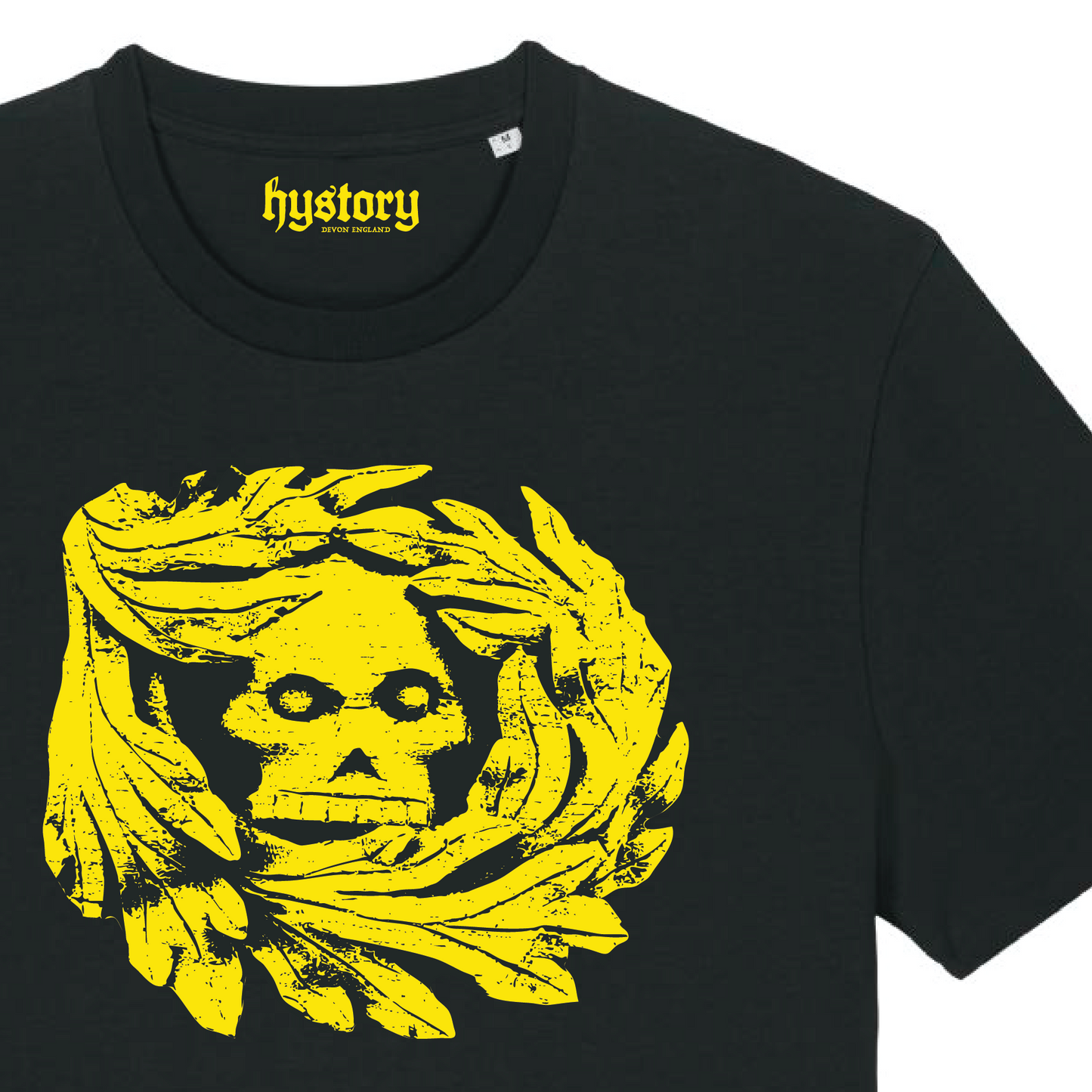 Ely Green Man T Shirt Black