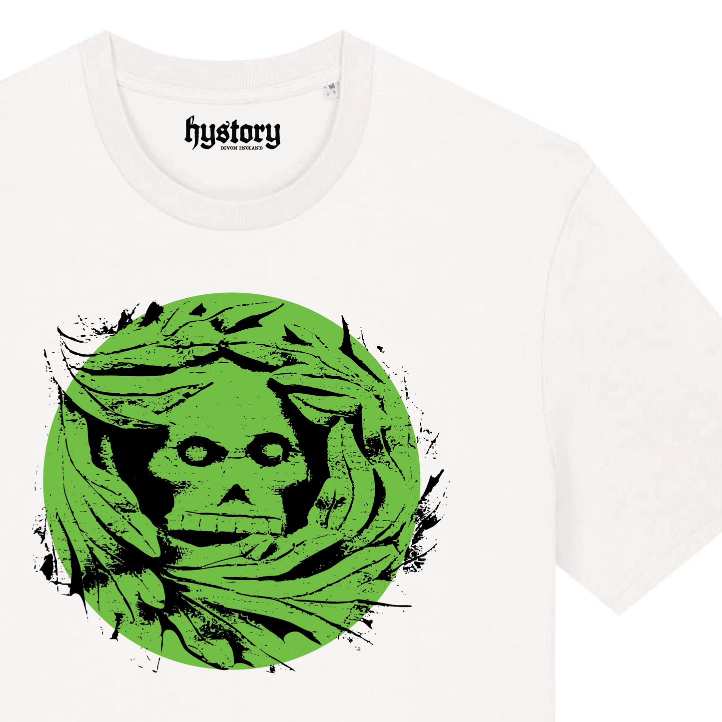 Ely Green Man T Shirt Milk