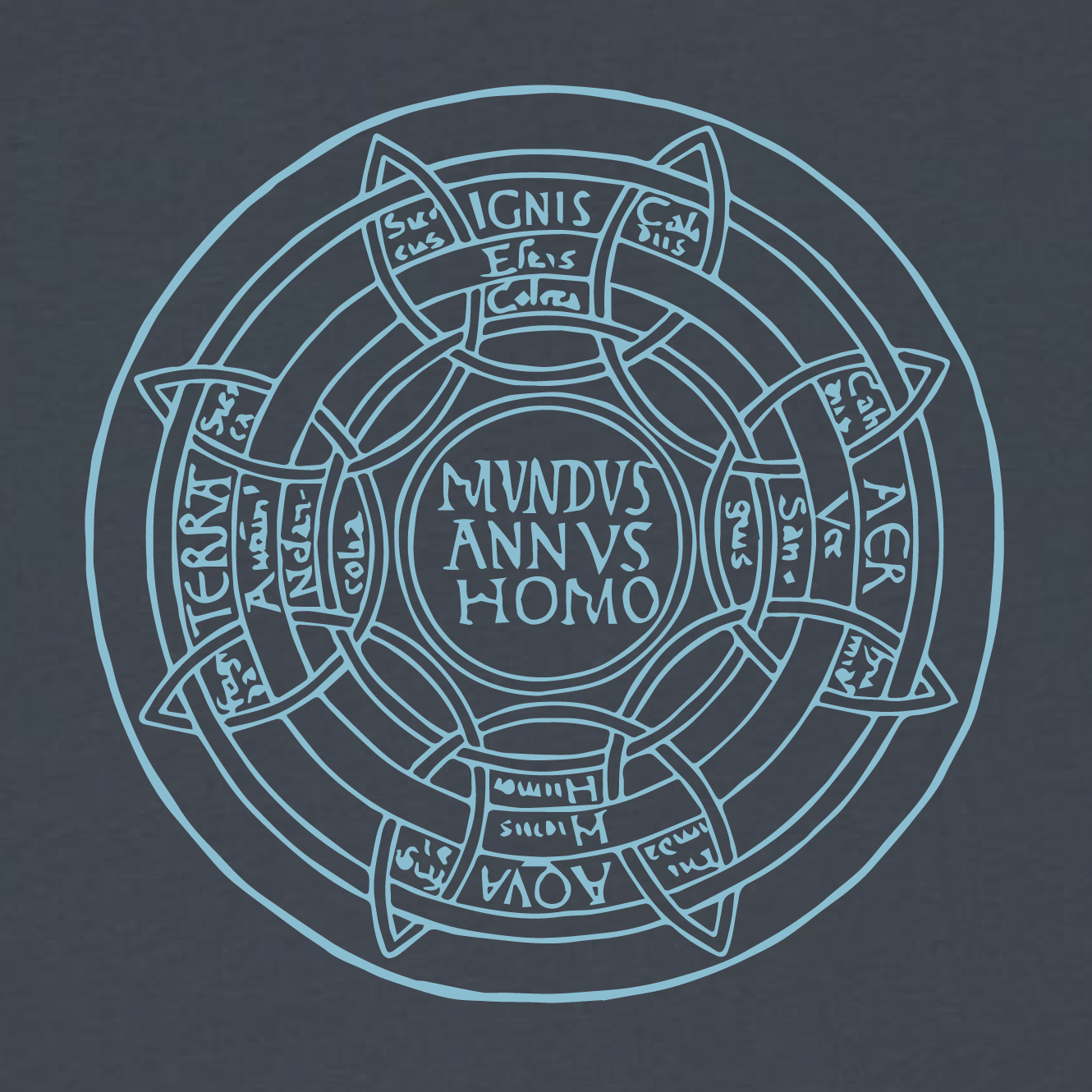 Mundus Annus Homo T Shirt Ink