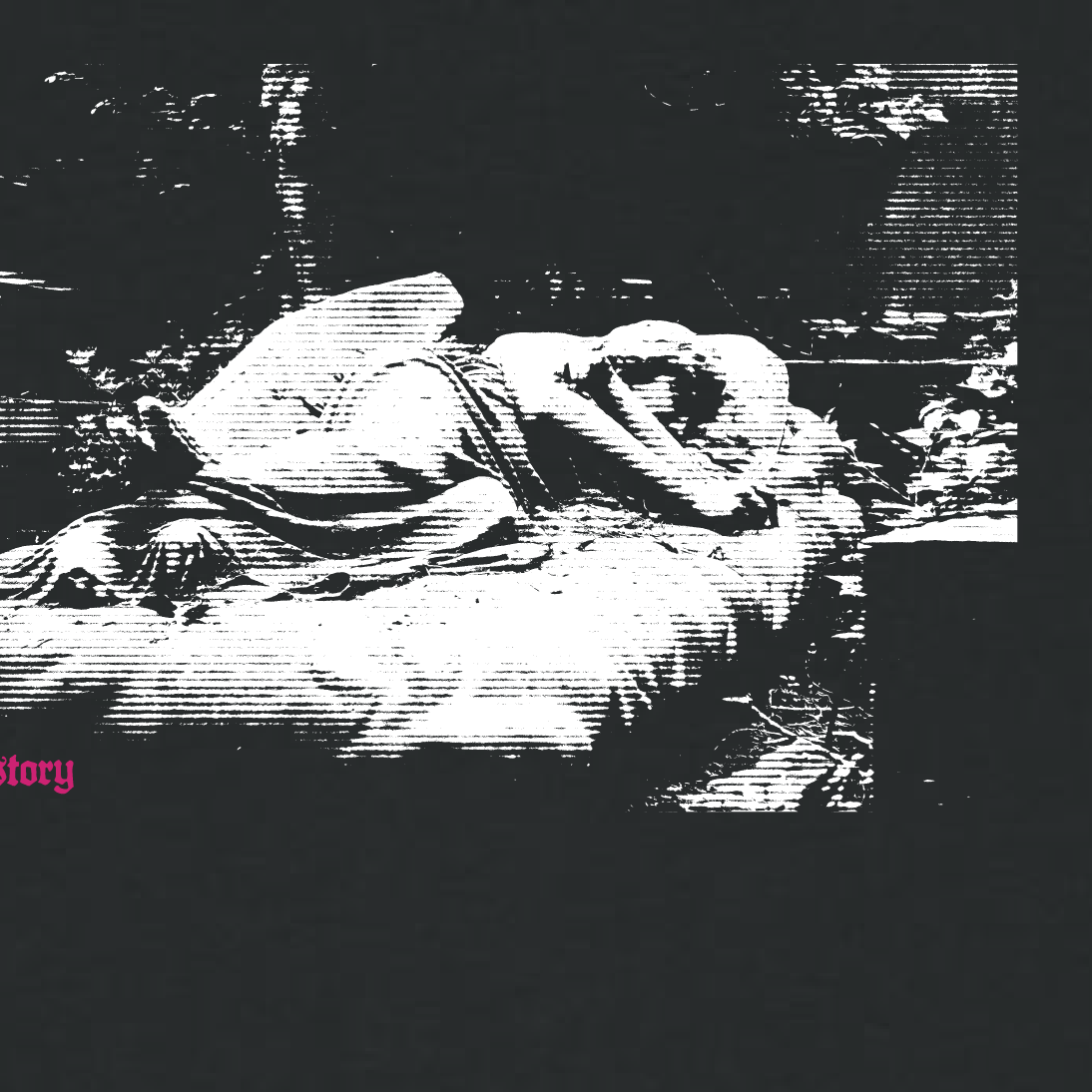Sleeping Angel T Shirt Black
