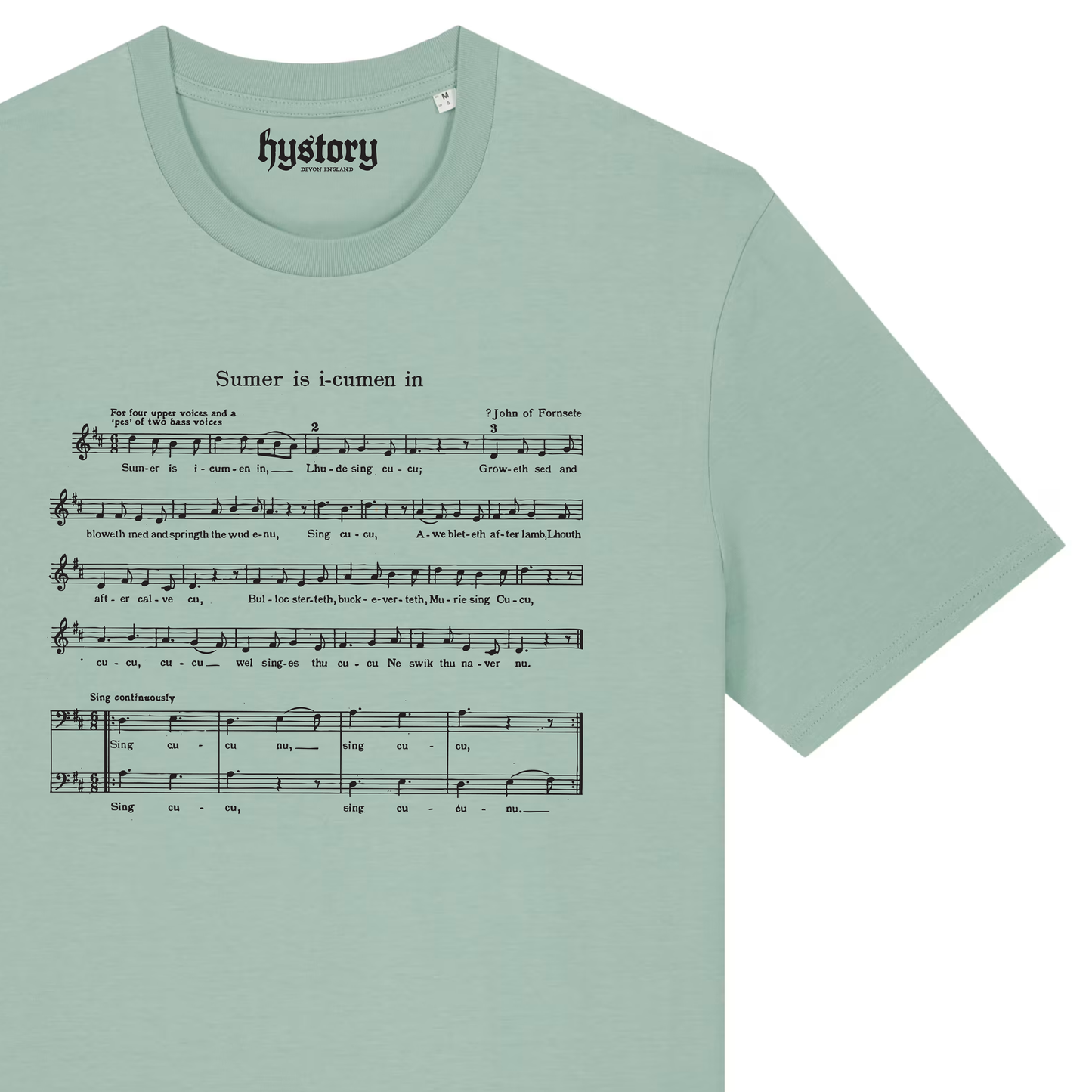 Sumer Is Icumen In T Shirt Olive