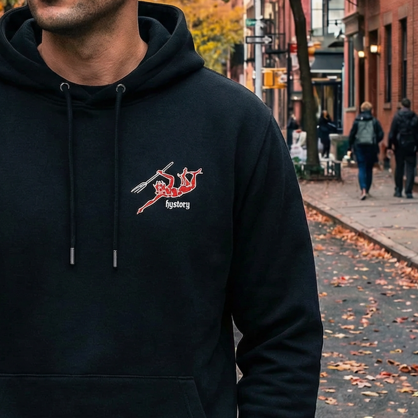 Daemons Pullover Hoodie Black