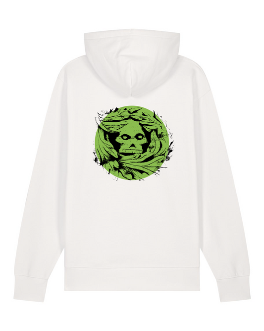Ely Green Man Pullover Hoodie Milk