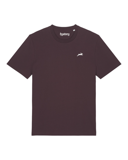 Running Hare Embroidered T Shirt