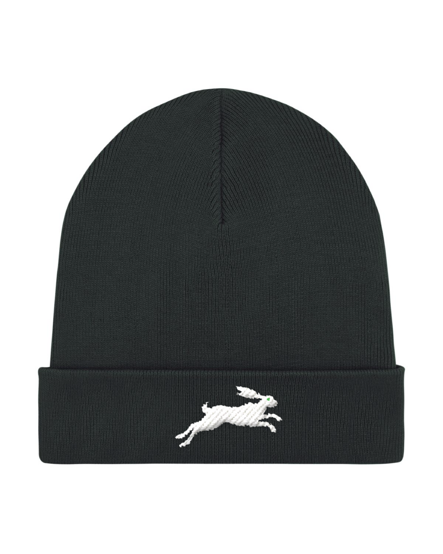 Running Hare Embroidered Beanie