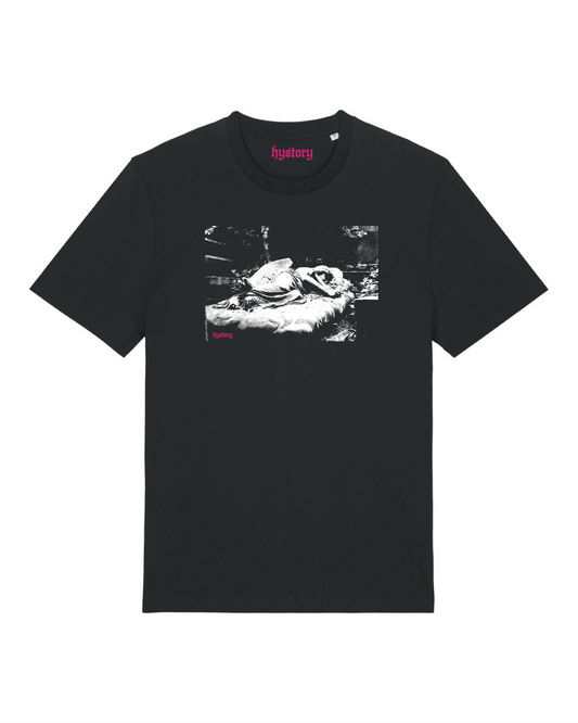 Sleeping Angel T Shirt Black