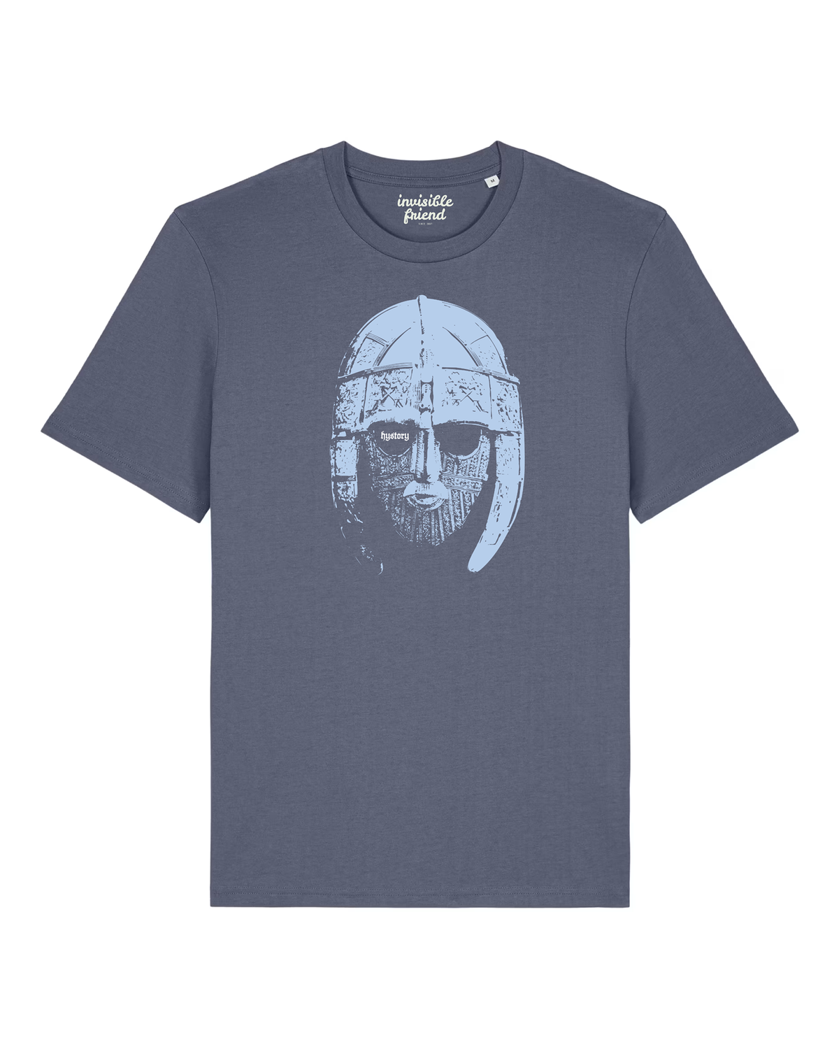 Sutton Hoo Helmet T Shirt Blue Grey