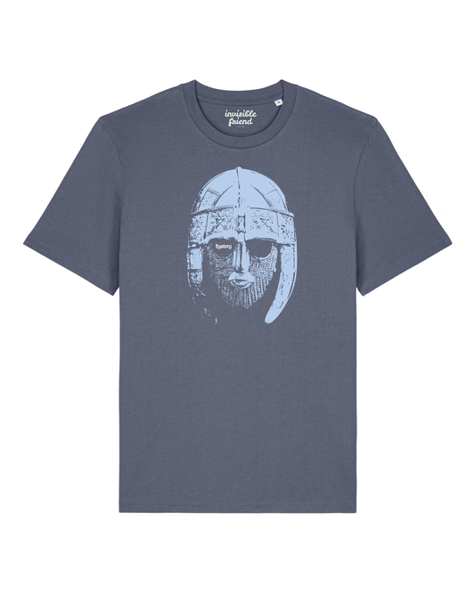 Sutton Hoo Helmet T Shirt Blue Grey