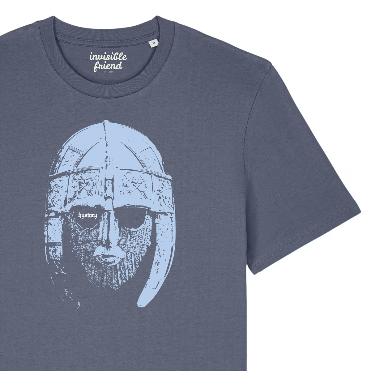 Sutton Hoo Helmet T Shirt Blue Grey