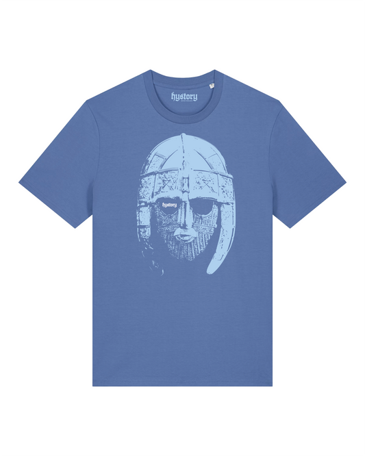 Sutton Hoo Helmet T Shirt Dusky Blue