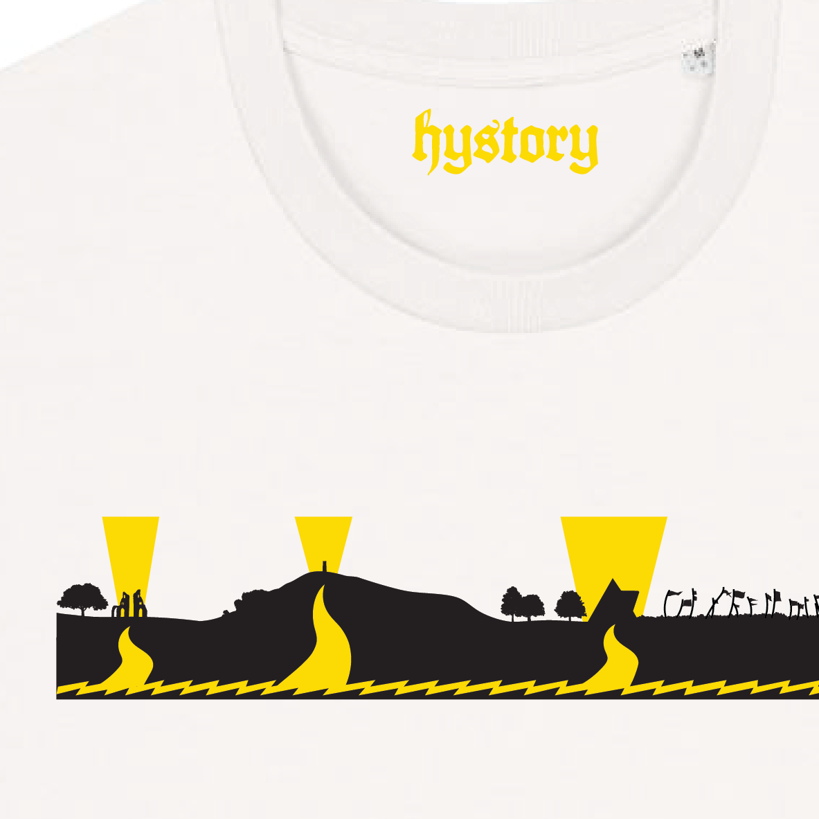 Glastonbury Energy T Shirt Milk