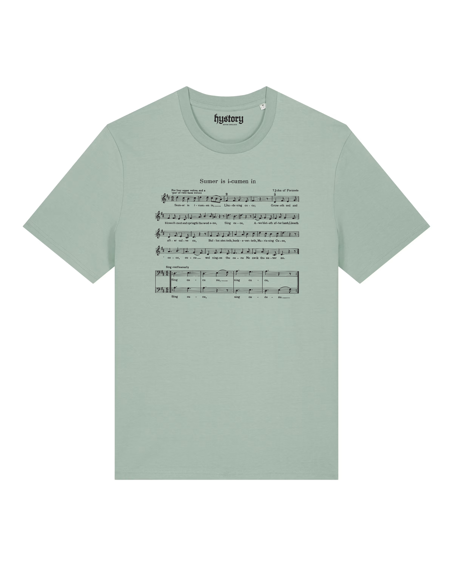 Sumer Is Icumen In T Shirt Olive
